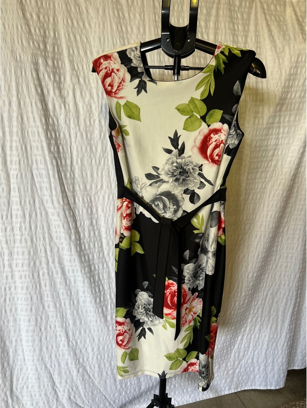 Kate & Lily Floral Print Fit & Flare Cocktail Dress Women’s 14